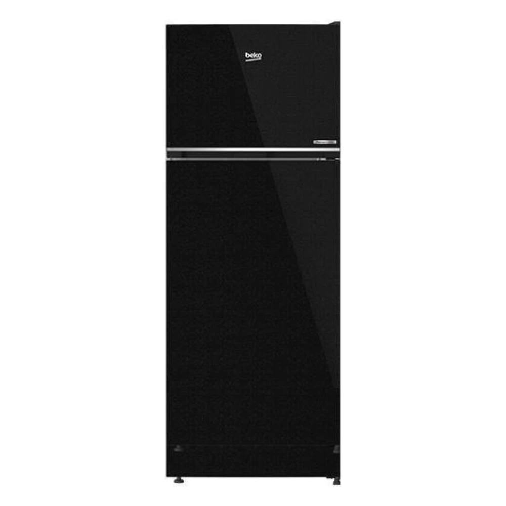ثلاجة بيكو نوفروست ، سعة 390 لتر ، 2 باب ، إضائة ليد ، أسود ، RDNE420KDB