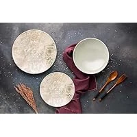 طقم عشاء من لوتس، مكون من 18 قطعة متعدد الألوان، 6031