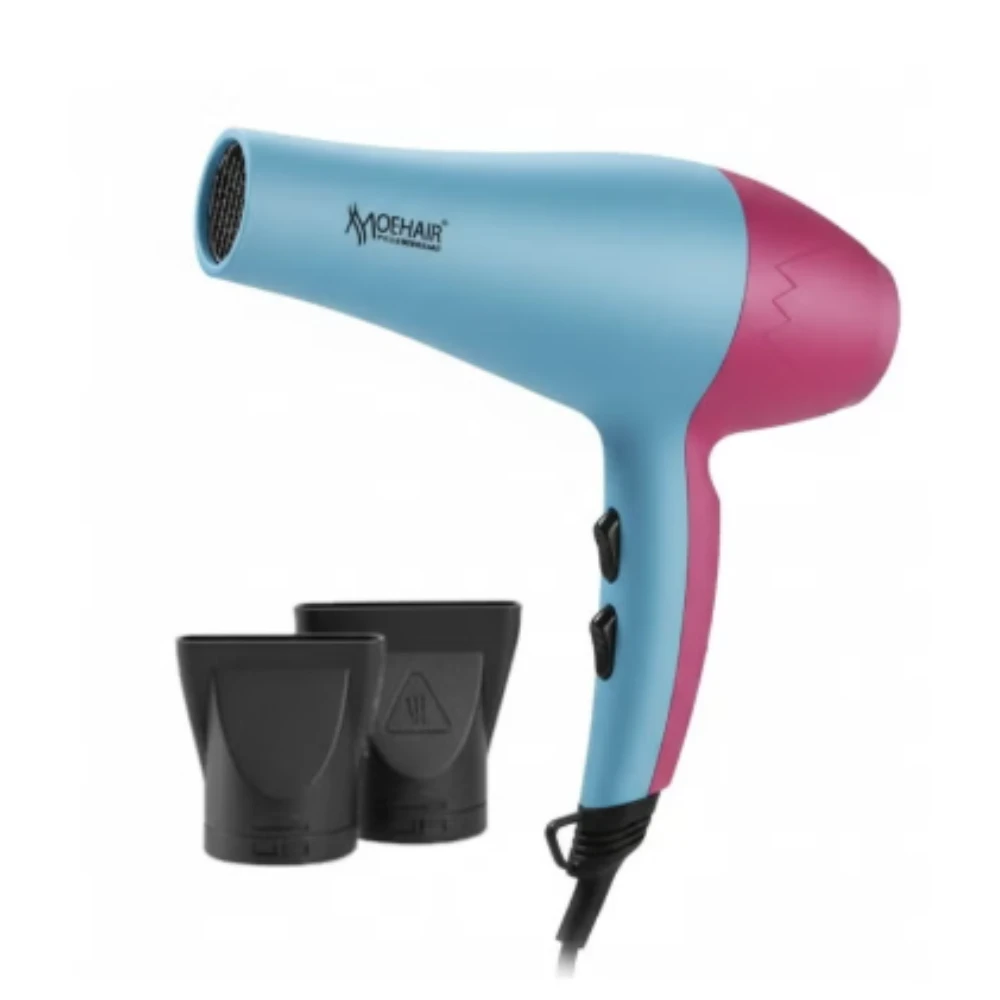 مجفف شعر احترافي 5000 وات مع حماية أيونية وكيراتين، MO-7184 هواء ساخن وبارد، تجفيف سريع والتحكم في التجعد لجميع أنواع الشعر