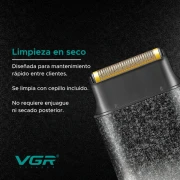 ماكينة حلاقة كهربائية محمولة للرجال، 4500 دورة في الدقيقة، موديل VGR V-326، لون أخضر