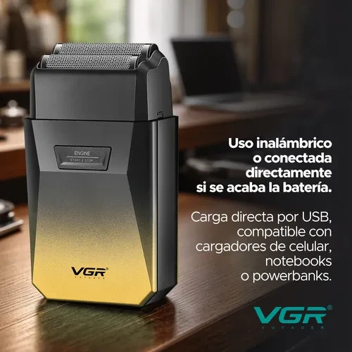 ماكينة حلاقة كهربائية احترافية للرجال Vgr V-372