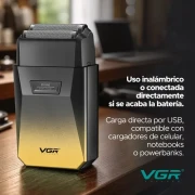 ماكينة حلاقة كهربائية احترافية للرجال Vgr V-372