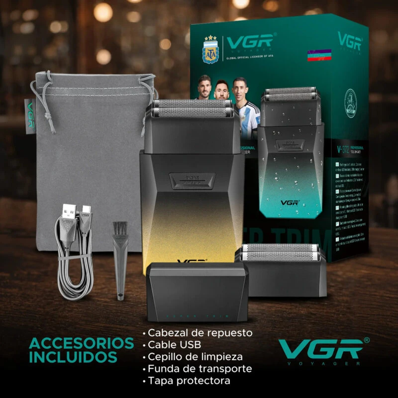 ماكينة حلاقة كهربائية احترافية للرجال Vgr V-372