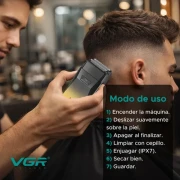 ماكينة حلاقة كهربائية احترافية للرجال Vgr V-372