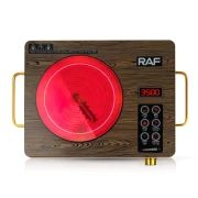 موقد كهربائي بموقد واحد مع درجة حرارة قابلة للتعديل -3500 واط RAF R.8004(ضمان 3 سنوات)