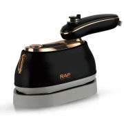 (ضمان 3 سنوات) مكواة بخار صغيرة محمولة للسفر من طراز RAF R.1142H - مكواة بخار يدوية صغيرة دوارة بزاوية 180 درجة