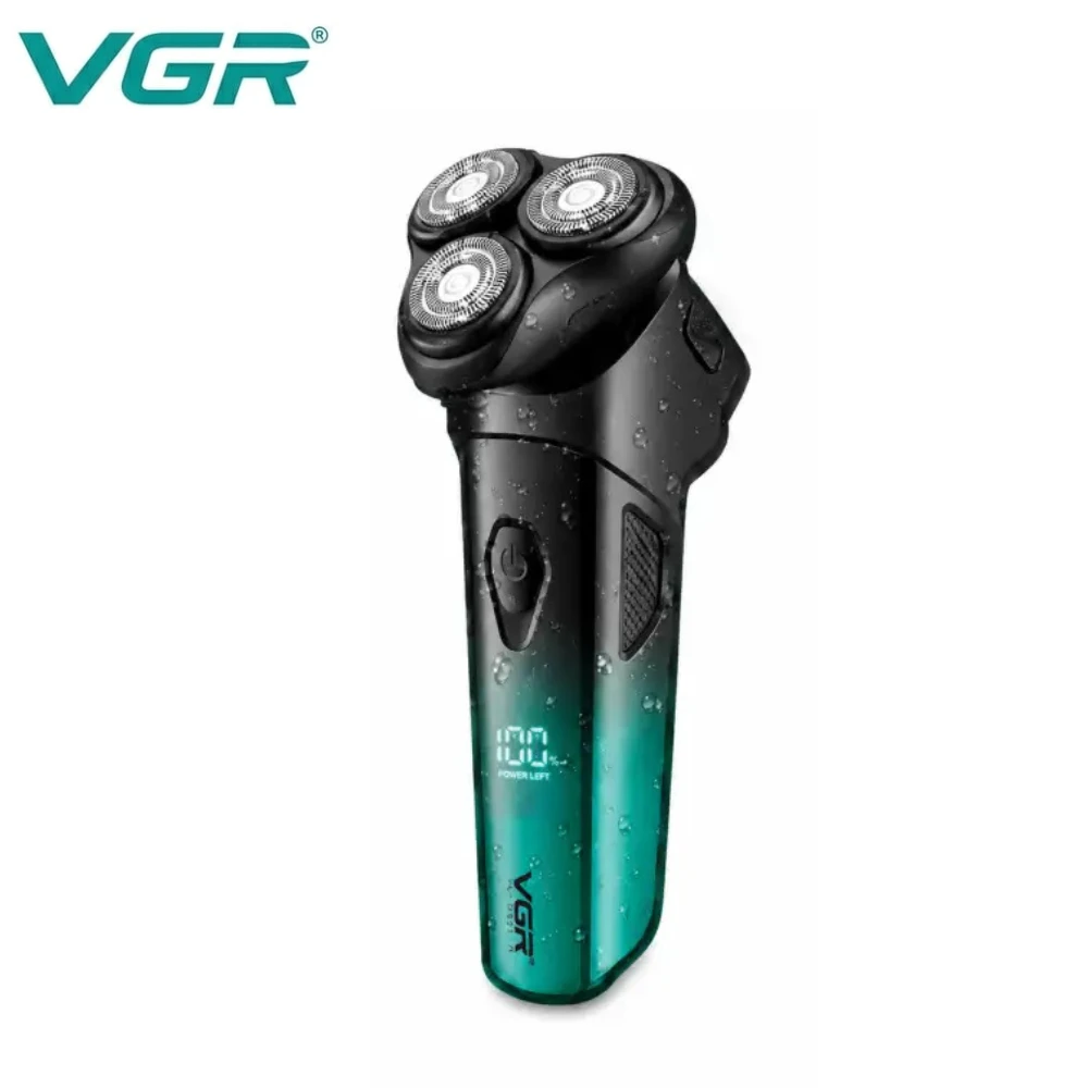 ماكينة حلاقة احترافيه حلاقة VGR ناعمة بأداء احترافي  برؤوس حلاقة ثلاثية مرنة  V-391