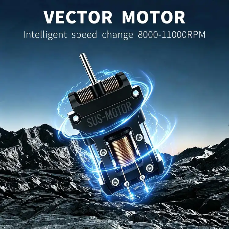 ماكينة حلاقة الشعر VGR 668T للرجال، حلاقة اللحية للرجال، لاسلكية، بمحرك Vector بسرعة 11000 دورة في الدقيقة، شفرة سيراميك DLC على شكل حرف T، طقم عناية شخصية USB-C ببطارية 2500 مللي أمبير