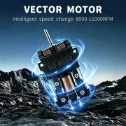 ماكينة حلاقة الشعر VGR 668T للرجال، حلاقة اللحية للرجال، لاسلكية، بمحرك Vector بسرعة 11000 دورة في الدقيقة، شفرة سيراميك DLC على شكل حرف T، طقم عناية شخصية USB-C ببطارية 2500 مللي أمبير