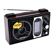 جهاز راديو Leotec LT-2008 محمول ذو 11 نطاقًا FM/MW/SW1-9 AC/DC عالي الحساسية عالمي النطاق