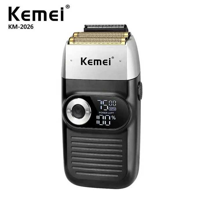 Kemei ماكينة حلاقة كيمي KM-2026 القابلة للشحن للرجال