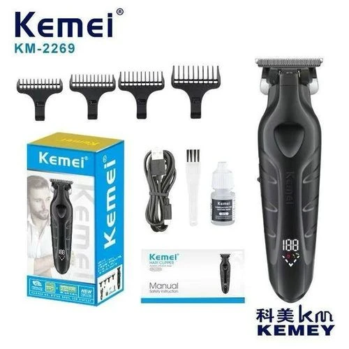 Kemei Km-2269- ماكينة حلاقة كهربائية احترافية. قابلة للشحن للرجال