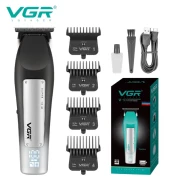 ماكينة حلاقه احترافيه من VGR قابلة لإعادة الشحن عبر منفذ USB مع شاشة LED  باللون الأخضر V-939