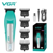 ماكينة حلاقه احترافيه من VGR قابلة لإعادة الشحن عبر منفذ USB مع شاشة LED  باللون الأخضر V-939