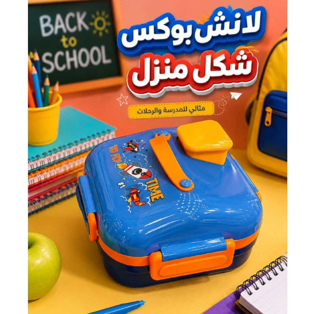 لانش بوكس أطفال بألوان وتصميمات مبهجة