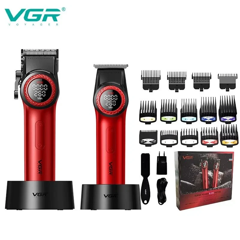 مجموعة الحلاقة الاحترافية VGR V-001PRO وV-977