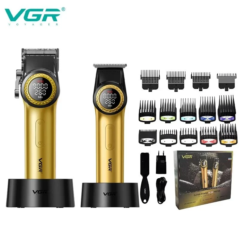 مجموعة الحلاقة الاحترافية VGR V-001PRO وV-977