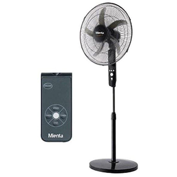Mienta stand fan 18 inch 5 blades with remote control class 5354