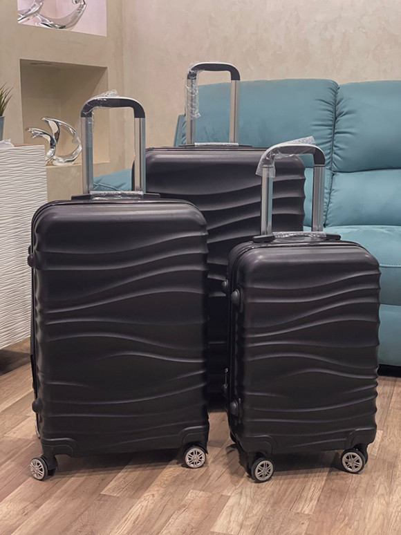 3-piece travel bag set - Black color
