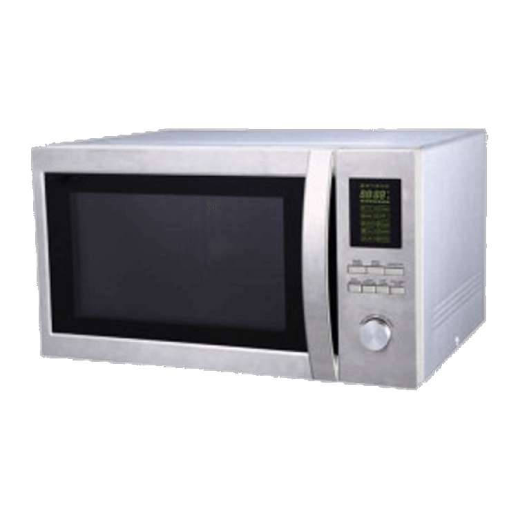 Black and White Microwave 43 Liter Digital Silver 43 LQ7G
