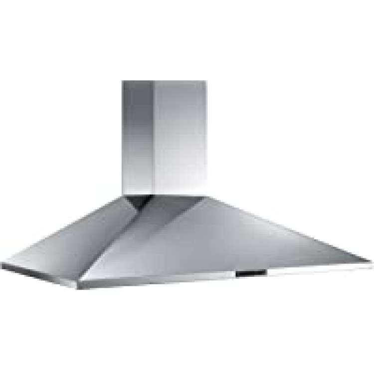 Black and White Turkish Pyramid Hood 90 cm Stainless CY.970