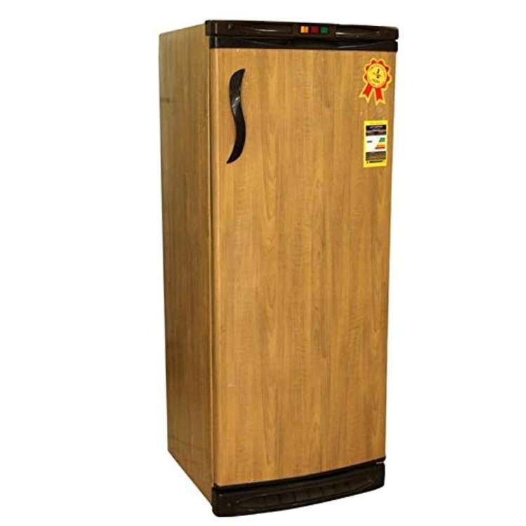 UP200NF Upright Freezer, 6 Drawers, Brown Color - 280 Liters, No Frost