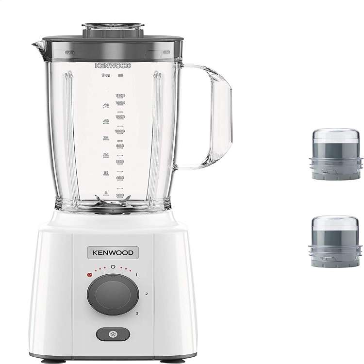 Kenwood BLP41.FO Blender with Plastic Jug, 2 Liters and Mill, 2 Pieces