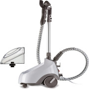 Kenwood Garment Steamer 1500W with 2L Water Tank Capacity, Rotary Wheels, Folding Rack, Trouser Press, Glove GSP65.000WH White