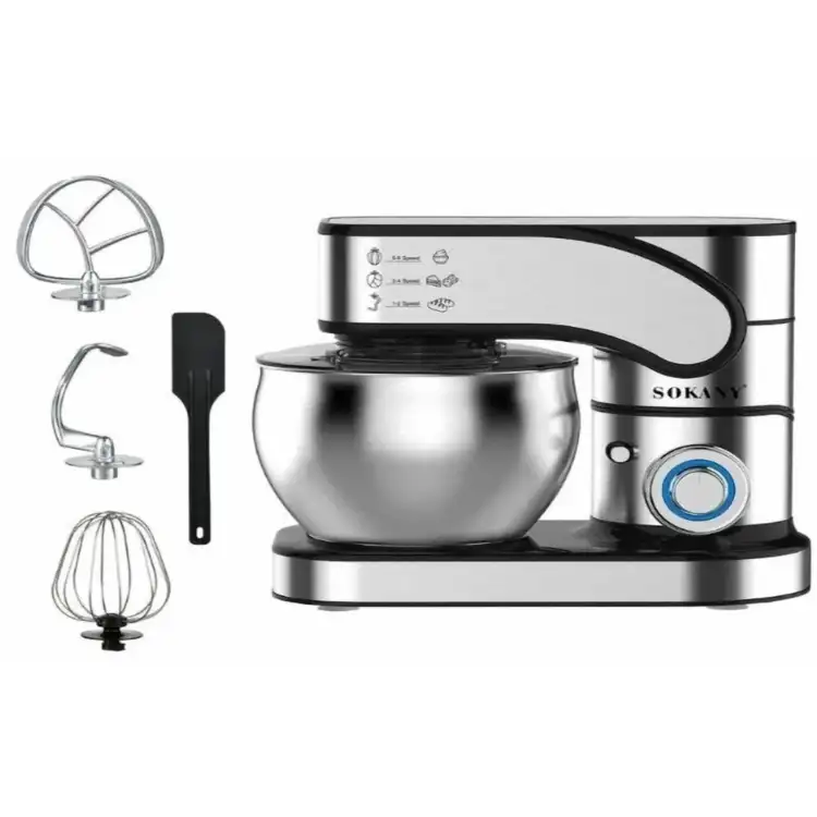 عجان ستاند سوكاني Kitchen Master، بسعة 8.5 لتر، 2000 وات، فضي - SK-05015
