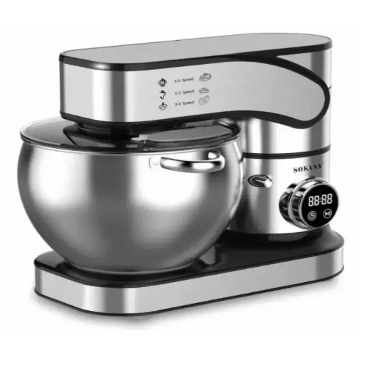 عجان ستاند سوكاني KITCHEN MASTER ديجيتال، 12 لتر، 2000 وات، فضي - KF-05004