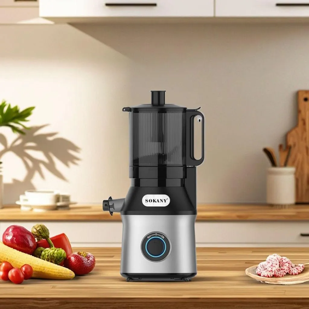 عصارة فواكه سوكاني  800 واط SK-01015، سعة 1.8 لتر، اسود