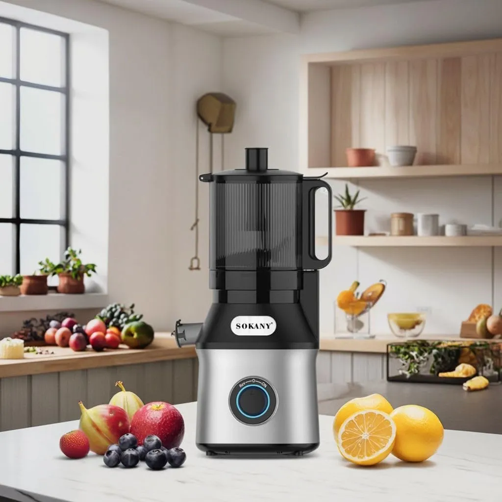 عصارة فواكه سوكاني  800 واط SK-01015، سعة 1.8 لتر، اسود