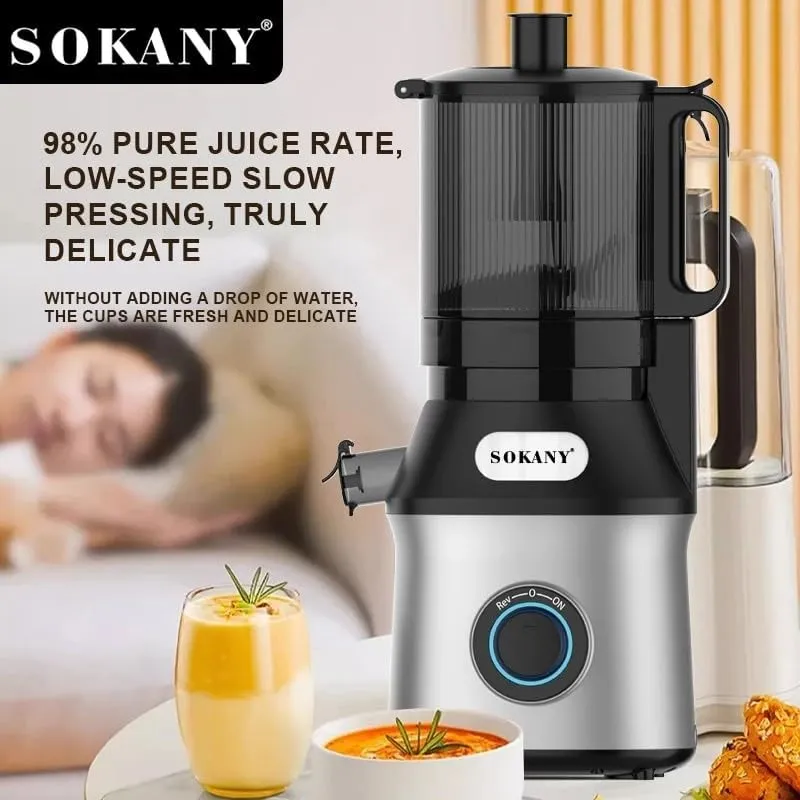 عصارة فواكه سوكاني  800 واط SK-01015، سعة 1.8 لتر، اسود