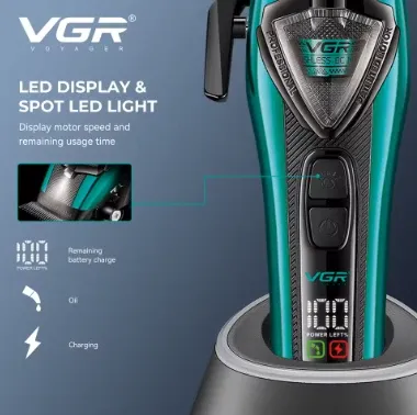 مجموعة أدوات الحلاقة الاحترافية VGR V-884 S2 للرجال والصالونات
