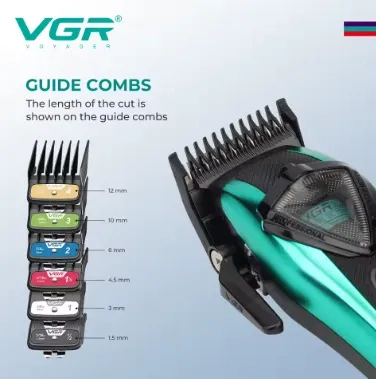 مجموعة أدوات الحلاقة الاحترافية VGR V-884 S2 للرجال والصالونات