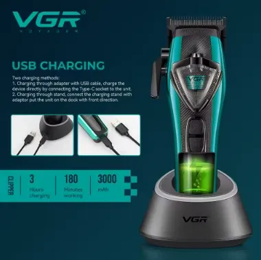 مجموعة أدوات الحلاقة الاحترافية VGR V-884 S2 للرجال والصالونات