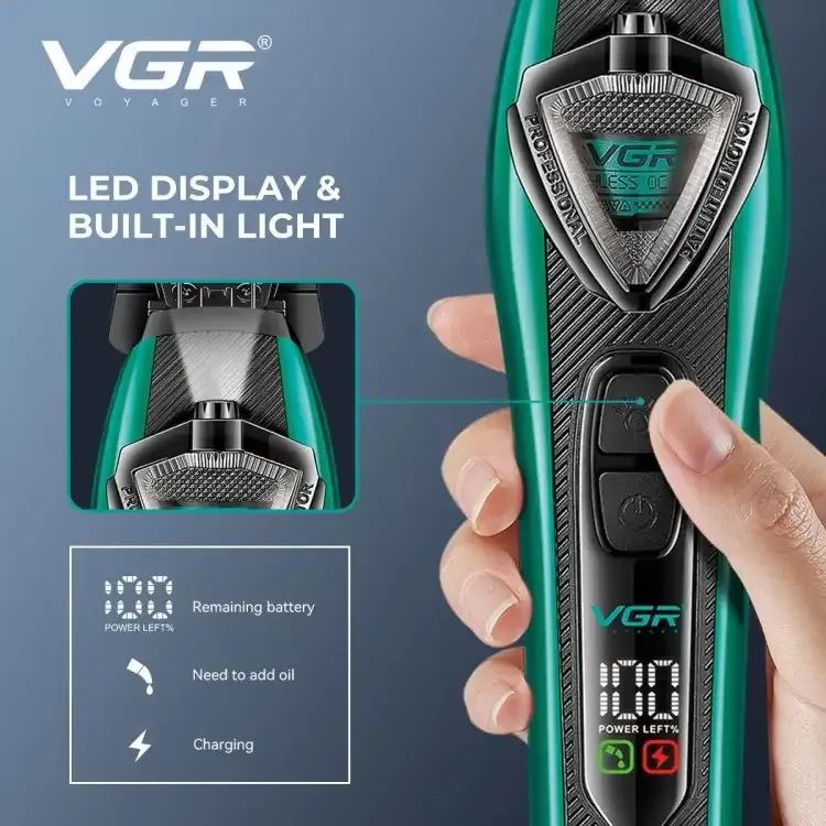 مجموعة أدوات الحلاقة الاحترافية VGR V-884 S2 للرجال والصالونات