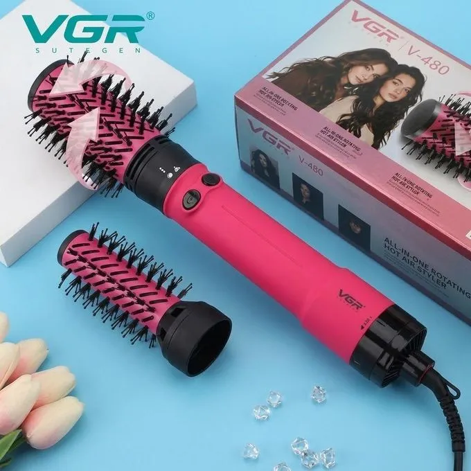 فرشاه تصفيف الشعر الاحترافي V-480 بالهواء الساخن