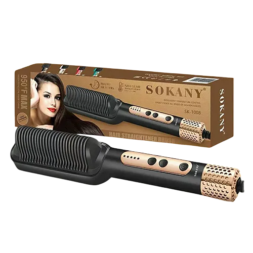 فرشه شعر سوكاني 950 درحة فهرنهايت، اسود وذهبي SK-1008
