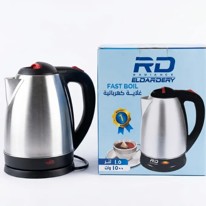 غلاية RD الستانلس ستيل الكهربائية (سعة 1.5 لتر)