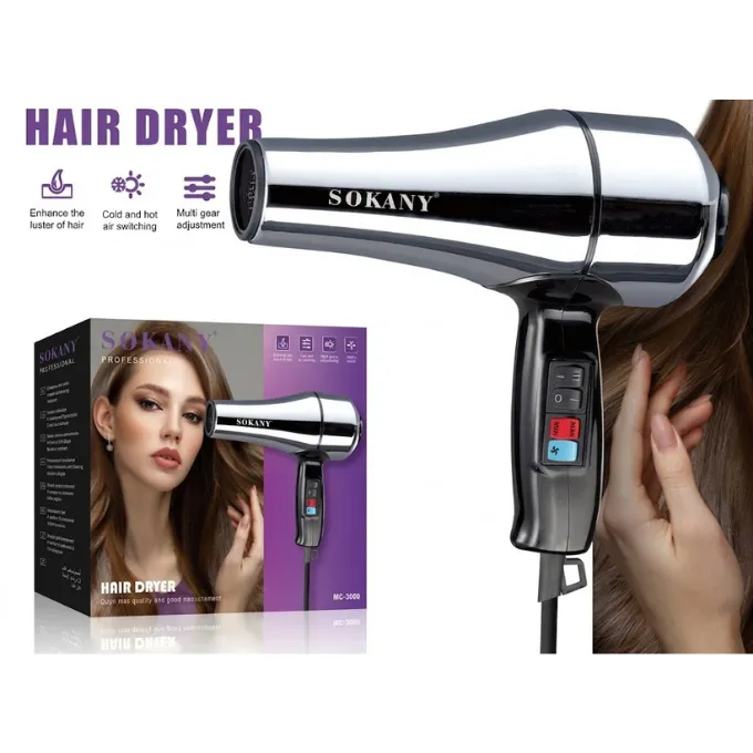 استشوار سوكاني احترافي  استانلس 2400وات MD-3000