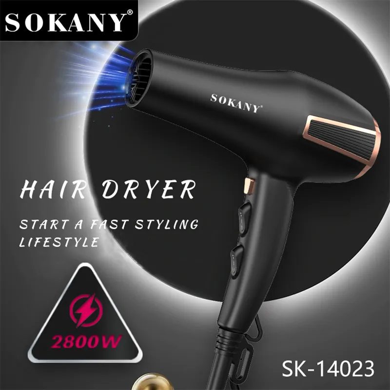 مجفف شعر سوكاني 2800 وات اسود SK-14023