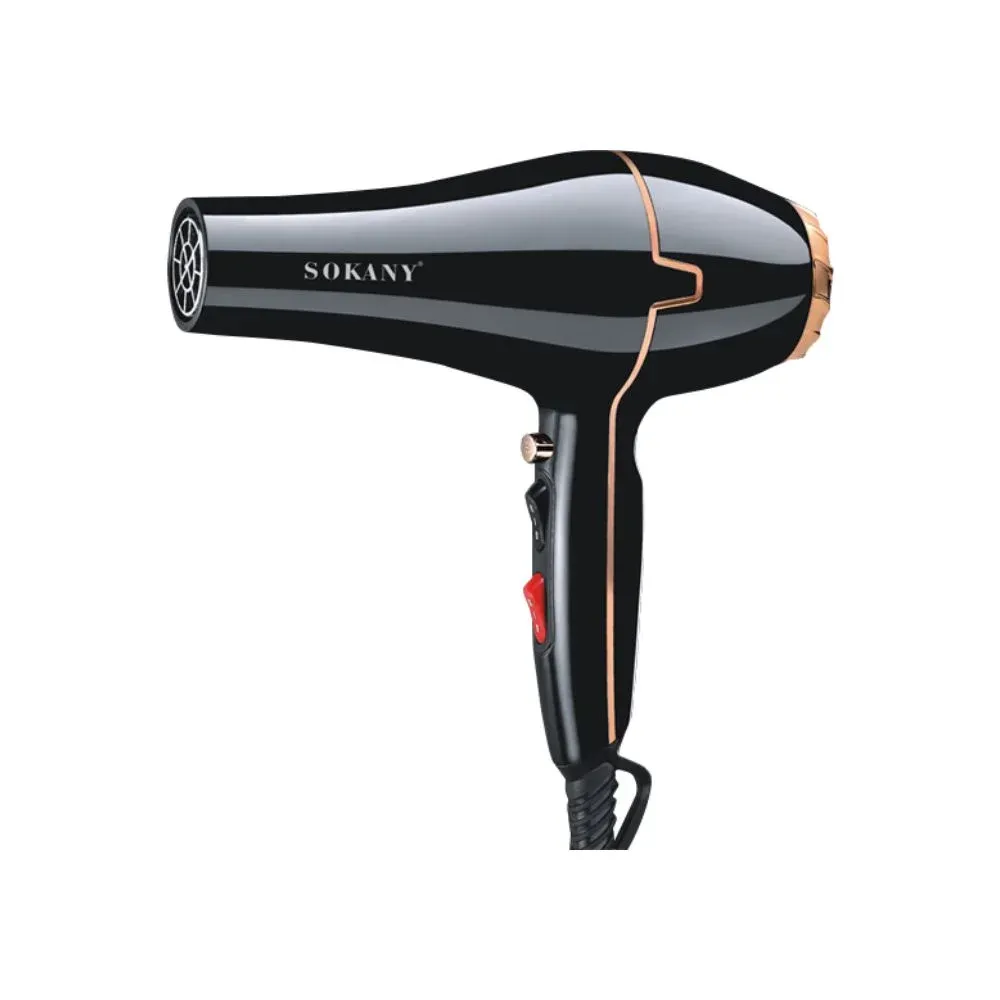 مجفف شعر سوكاني Professional، بقوة 2600 وات، اسود - SK-8808