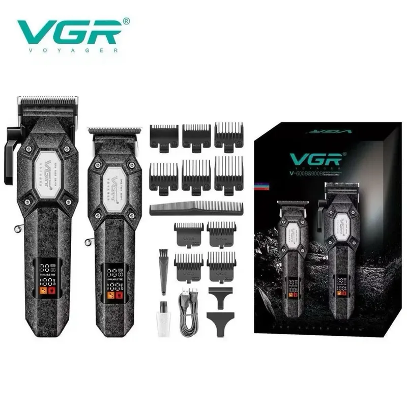 مجموعة ماكينات حلاقة الشعر الاحترافية V-600B+V-900B  VGR