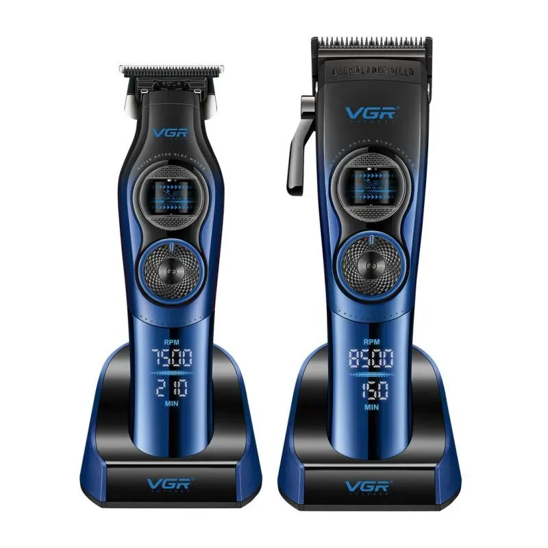 مجموعه قص الشعر الاحترافية VGR V-882 S2 المقاومة للماء - للرجال