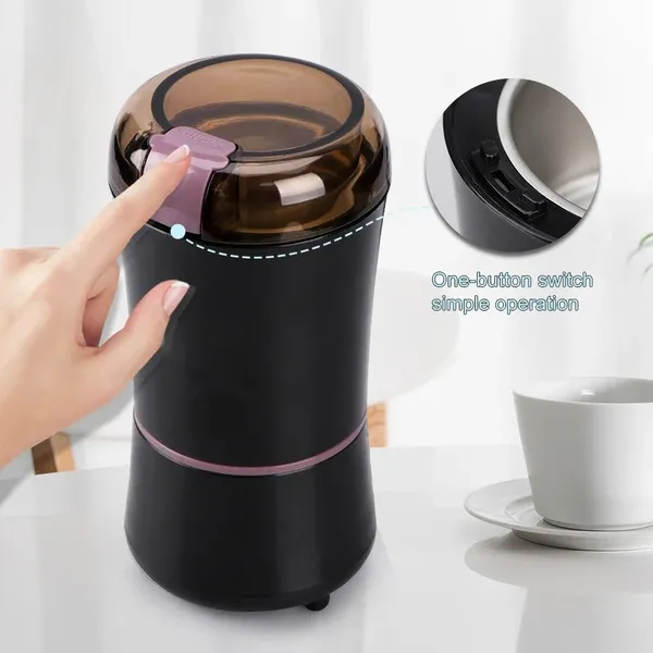 طحنة قهوة وبهارات وبذور R.7110 بقدرة 300 واط (ضمان 3 سنوات)