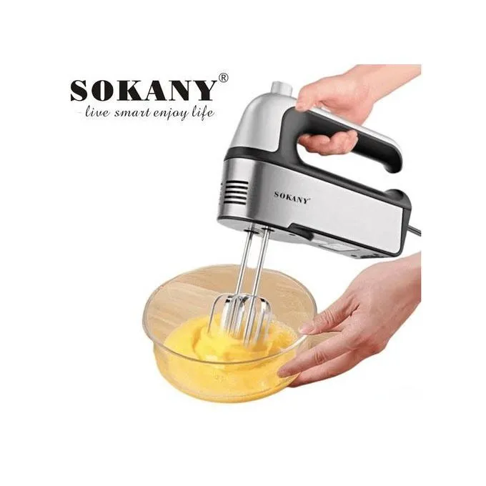 مضرب يدوي سوكاني، 800 وات، فضي واسود - SK-6630
