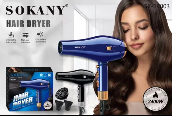 مجفف شعر احترافي من سوكاني 2400وات SK-14003