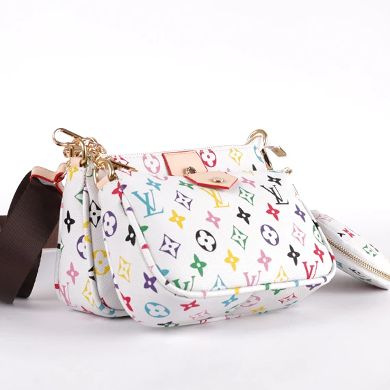 Louis vuitton MULTI POCHETTE ACCESSOIRES & Cross Bag Fashionable - For  woman - White - Abdelaziz street