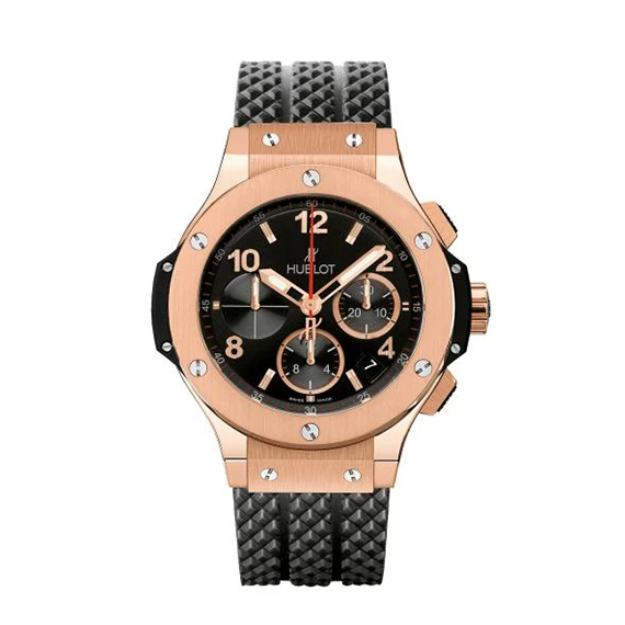 Hublot Big Bang Casual Watch for Men - Comfortable and Functional Rubber Band - Rose Gold
